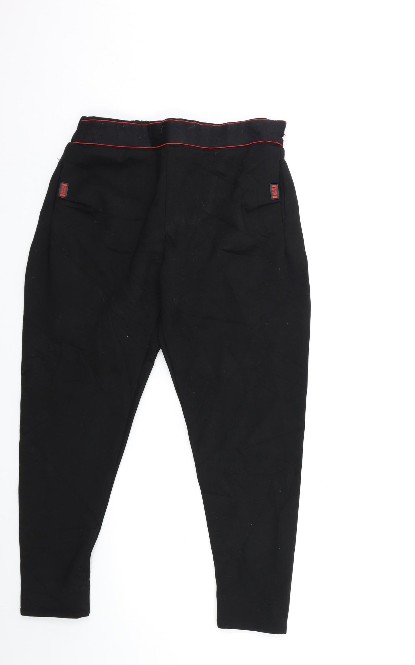 ficker fo canada Womens Black  Rayon Trousers  Size 28 in L25 in