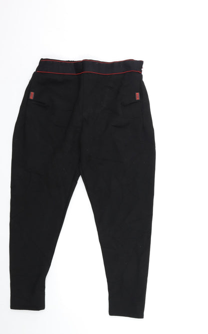 ficker fo canada Womens Black  Rayon Trousers  Size 28 in L25 in