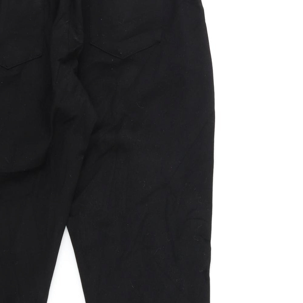 ficker fo canada Womens Black  Rayon Trousers  Size 28 in L25 in