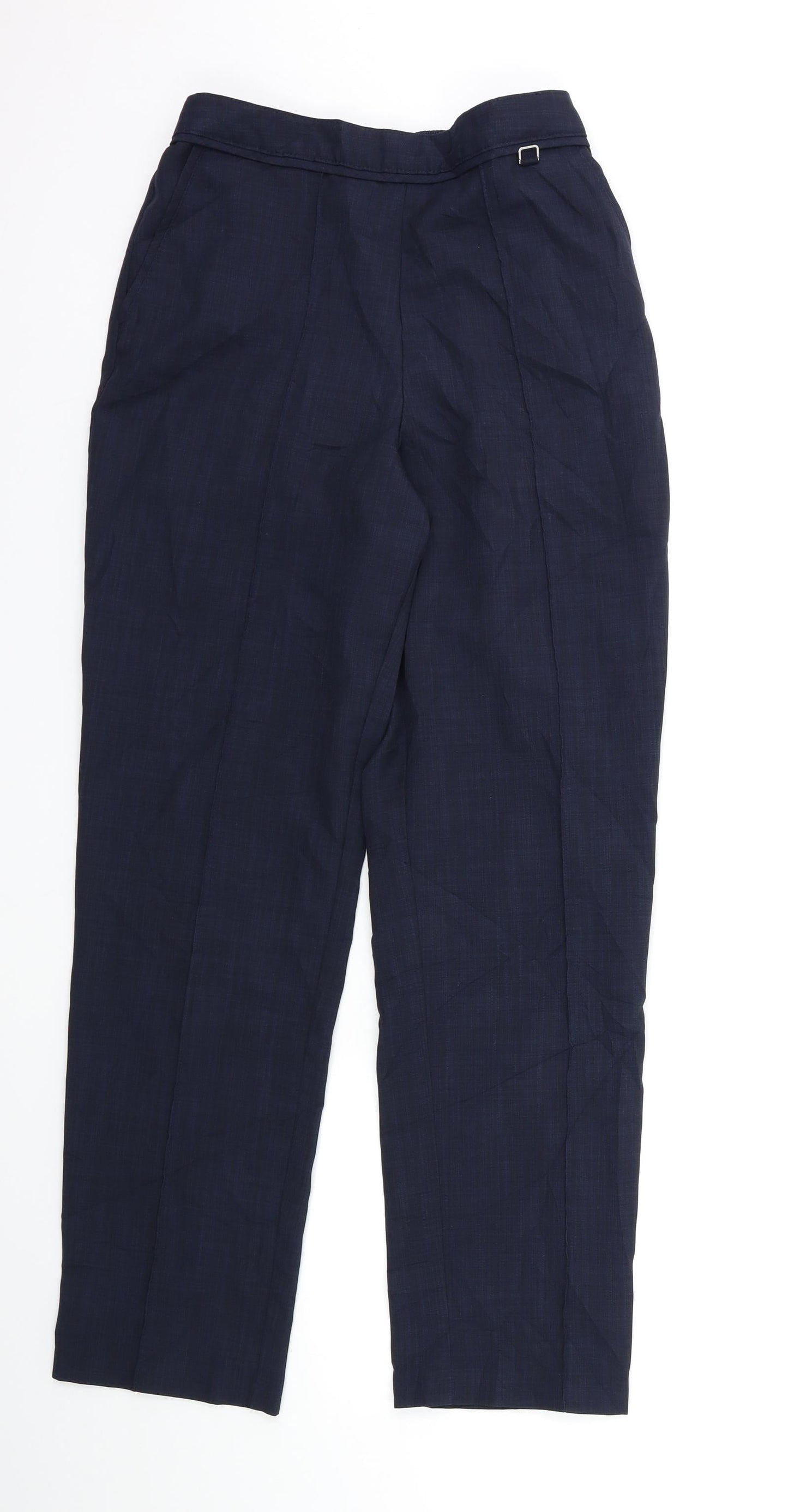 Womens UK Size 8 Marks and Spencer Regular Fit  Blue Trousers