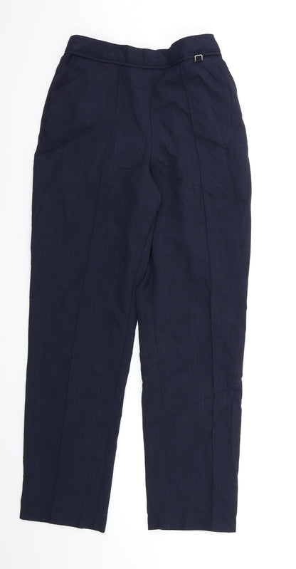 Womens UK Size 8 Marks and Spencer Regular Fit  Blue Trousers