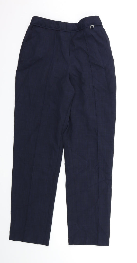 Womens UK Size 8 Marks and Spencer Regular Fit  Blue Trousers