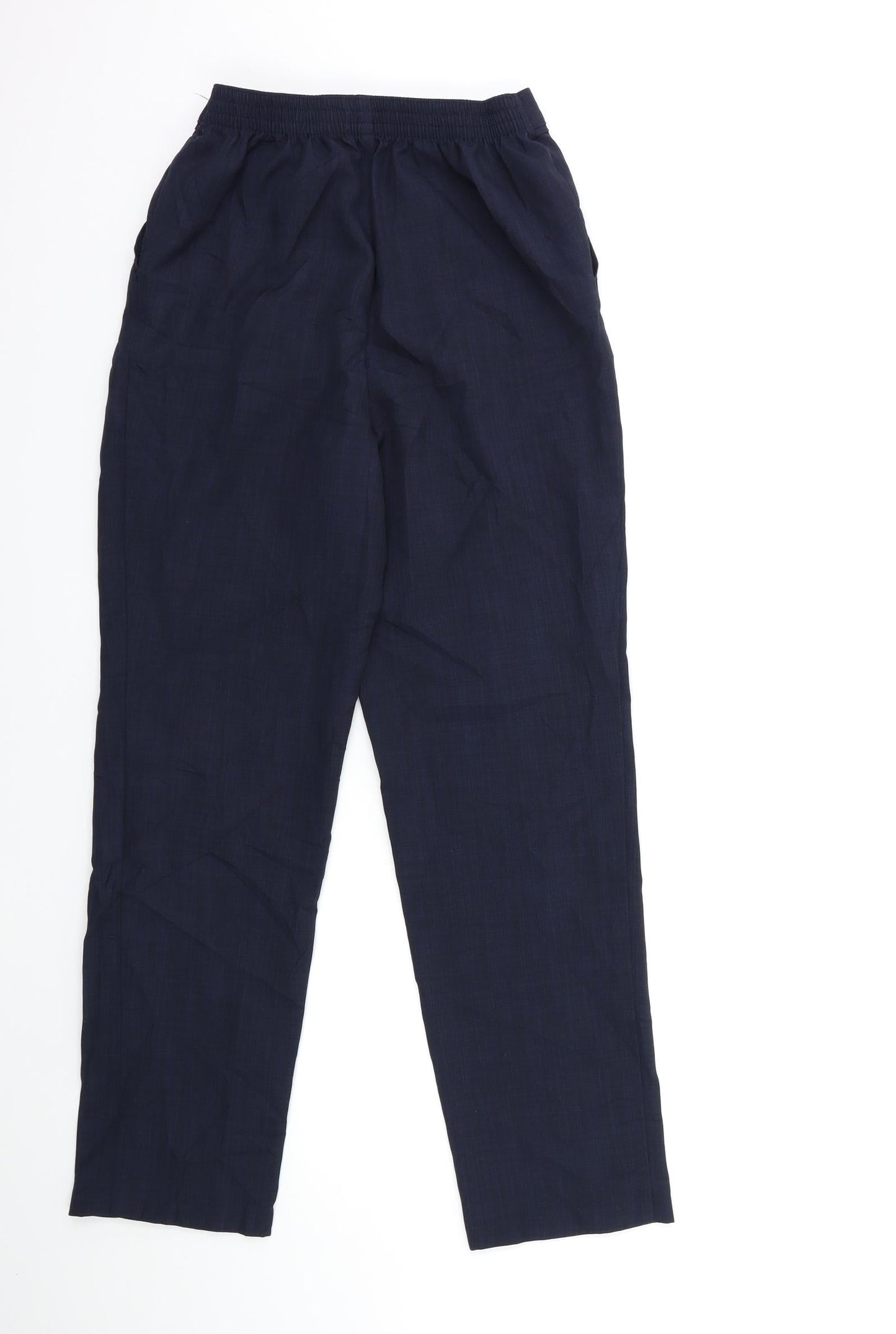 Womens UK Size 8 Marks and Spencer Regular Fit  Blue Trousers