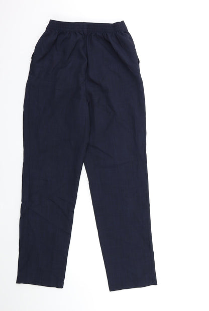 Womens UK Size 8 Marks and Spencer Regular Fit  Blue Trousers
