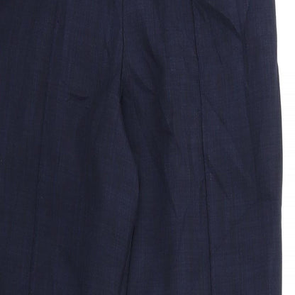 Womens UK Size 8 Marks and Spencer Regular Fit  Blue Trousers