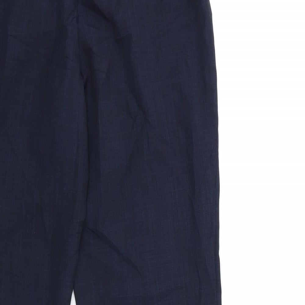 Womens UK Size 8 Marks and Spencer Regular Fit  Blue Trousers