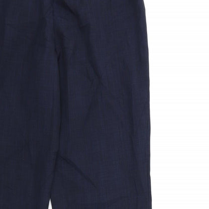 Womens UK Size 8 Marks and Spencer Regular Fit  Blue Trousers