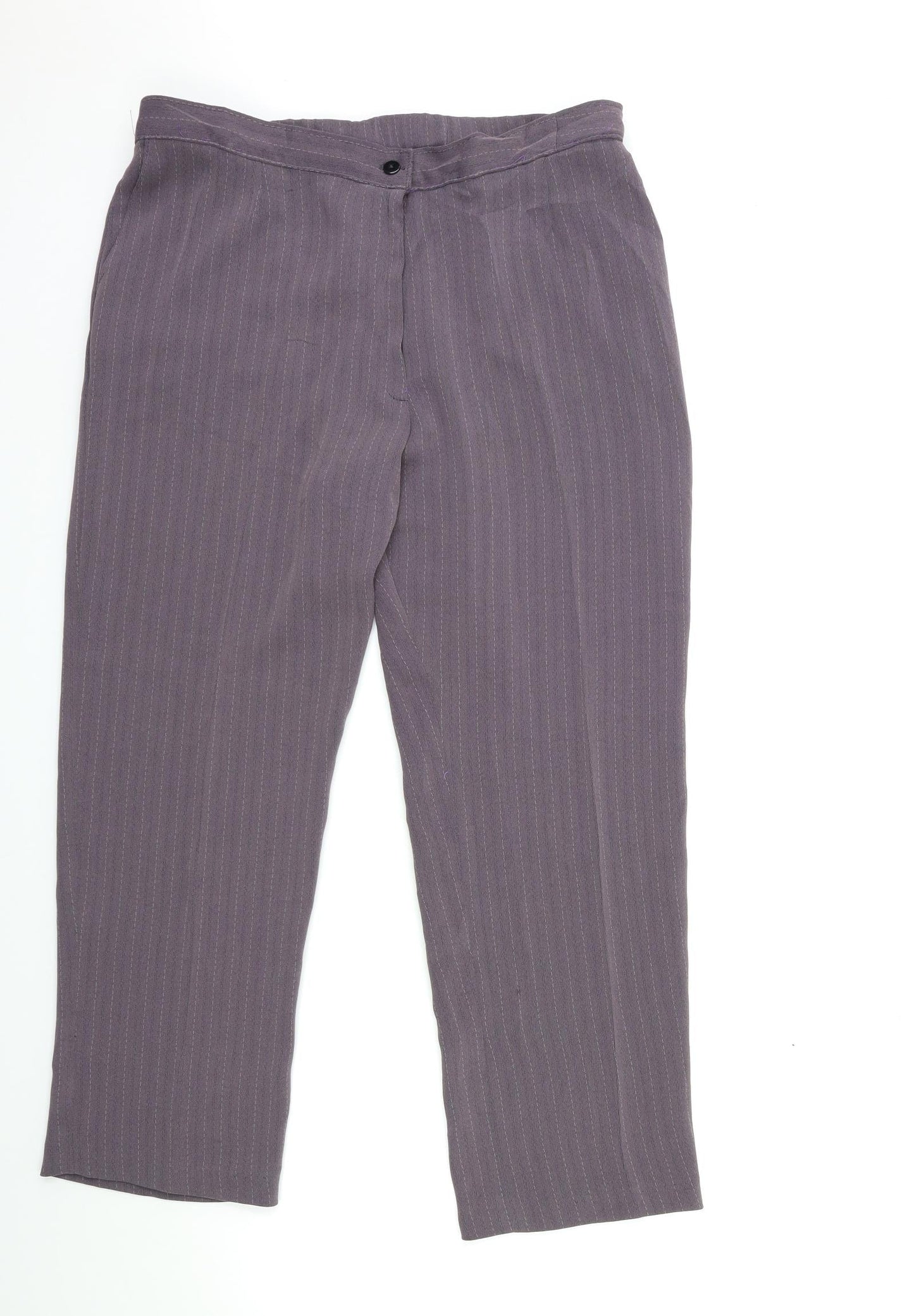 Womens UK Size 36 in Preworn Regular Fit  Purple Trousers