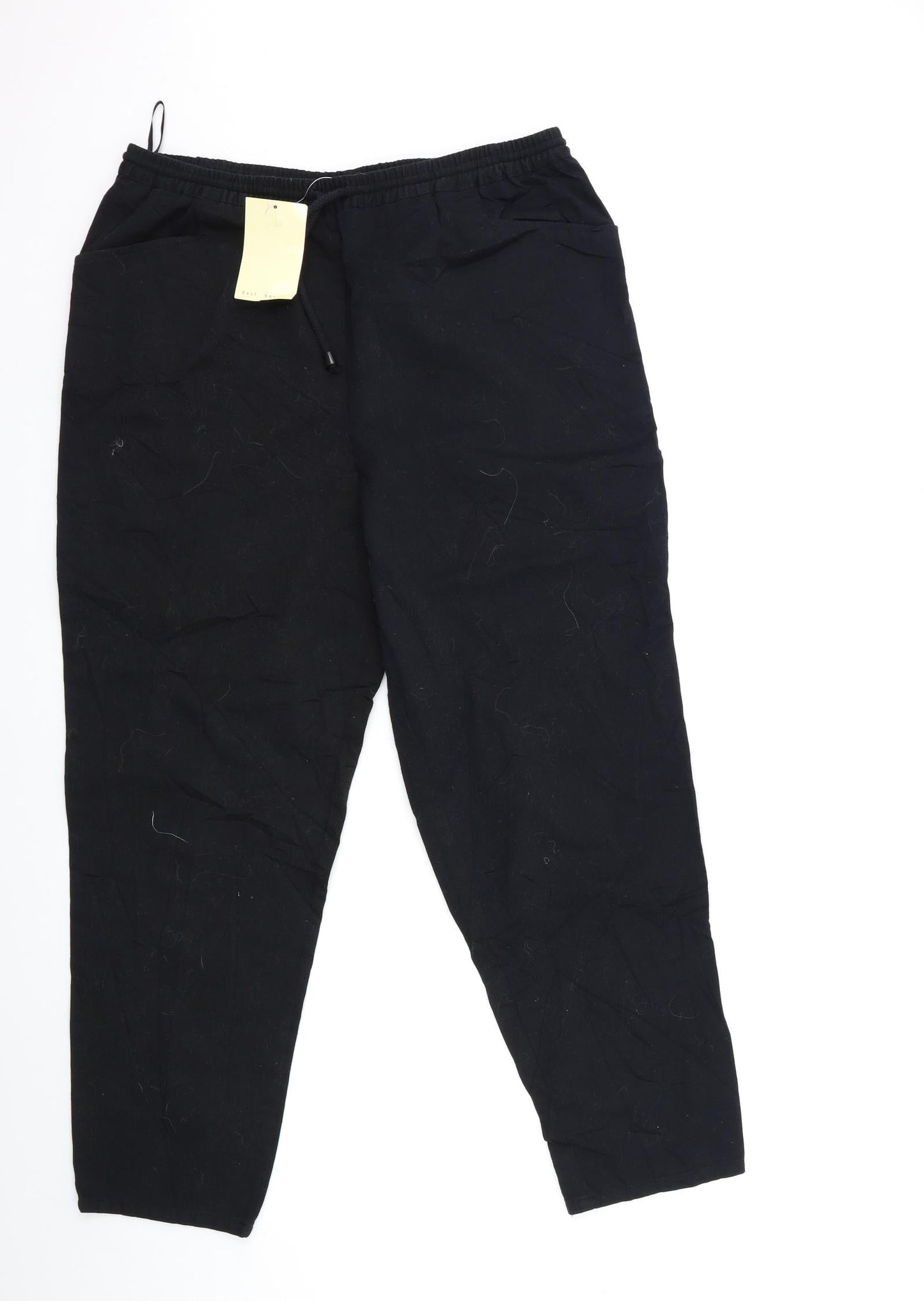 Womens UK Size 32 in Best basics Regular Fit  Black Trousers