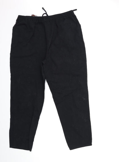 Womens UK Size 32 in Best basics Regular Fit  Black Trousers