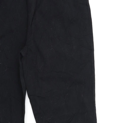 Womens UK Size 32 in Best basics Regular Fit  Black Trousers