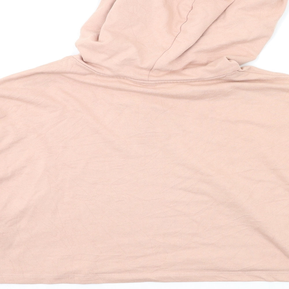 H&M Womens Pink   Pullover Hoodie Size M