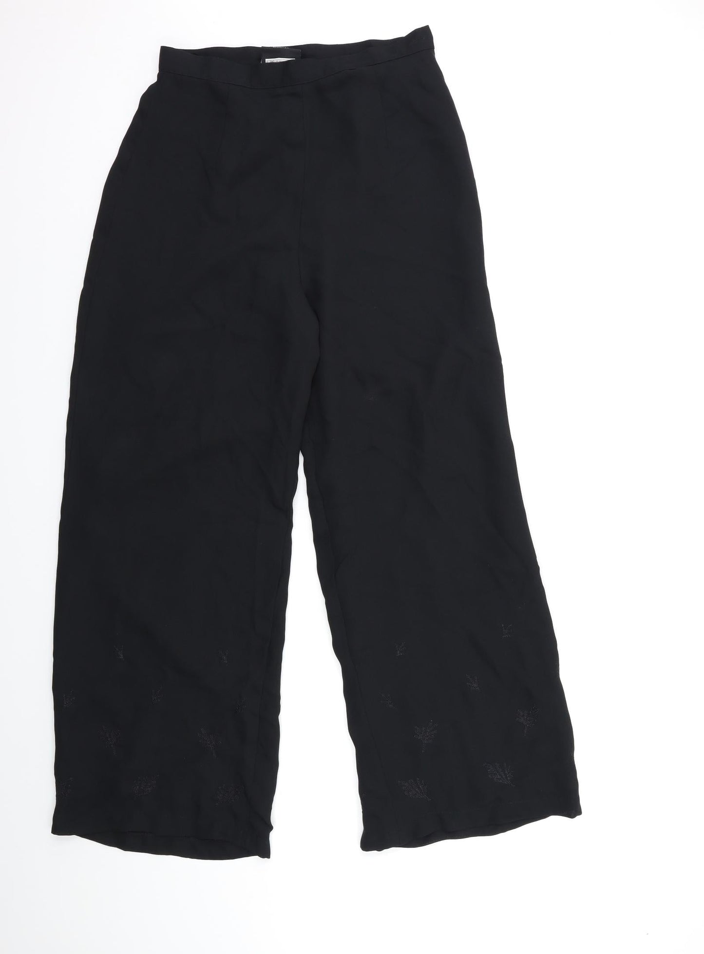 Womens UK Size 12 Richards Regular Fit  Black Trousers