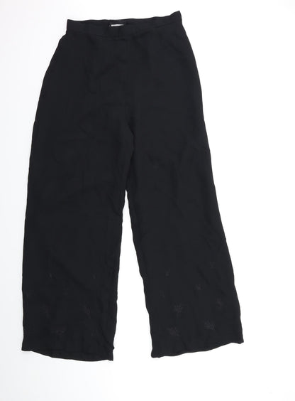 Womens UK Size 12 Richards Regular Fit  Black Trousers