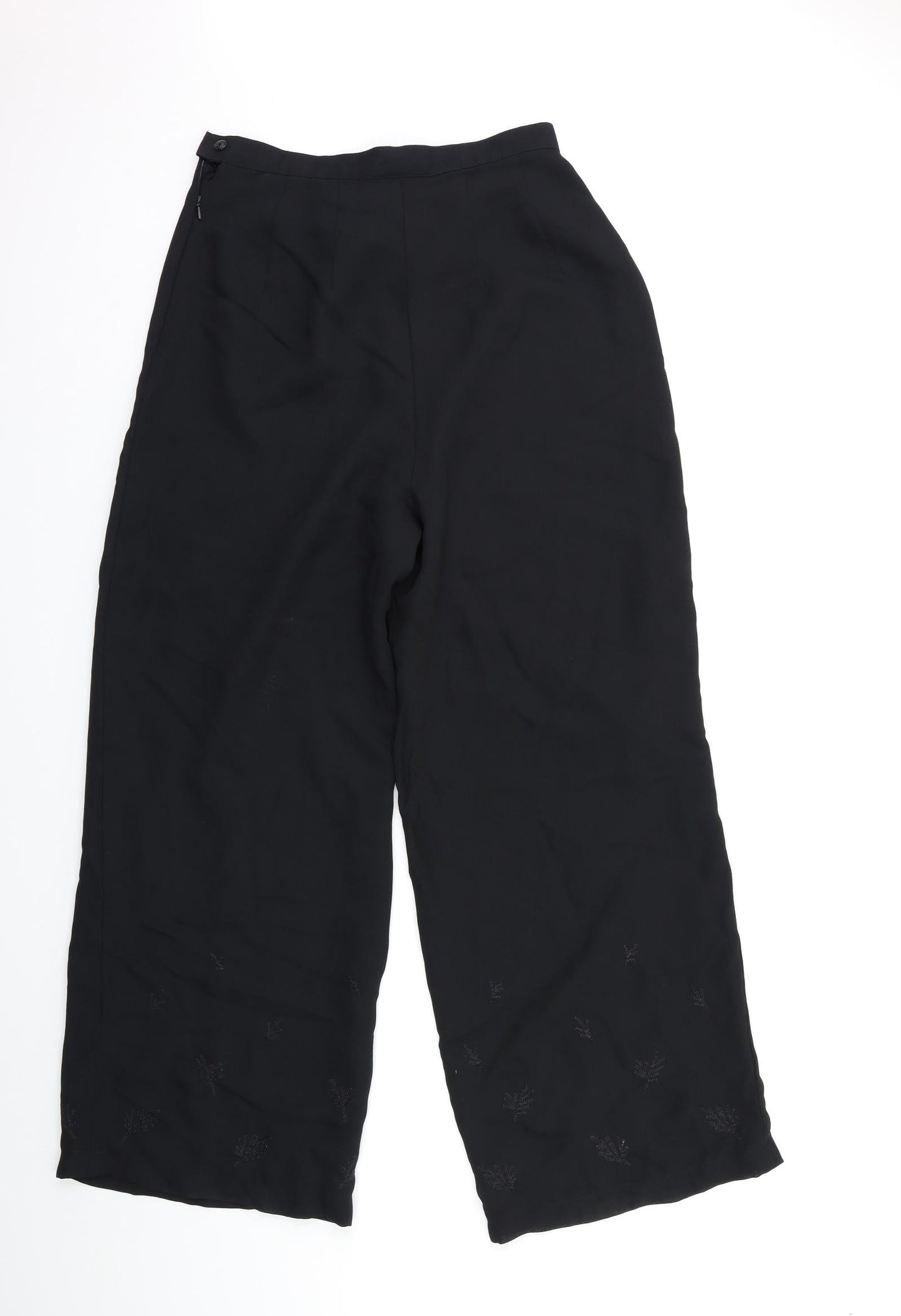 Womens UK Size 12 Richards Regular Fit  Black Trousers