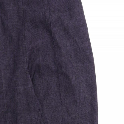 Preworn Womens Purple  Rayon Trousers  Size 28 in L28 in