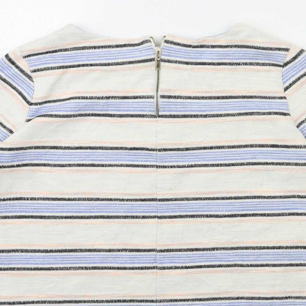 Womens UK Size 14 Marks and Spencer White Pullover Jumper
