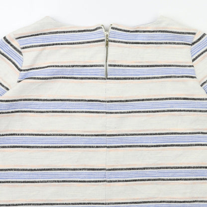 Womens UK Size 14 Marks and Spencer White Pullover Jumper