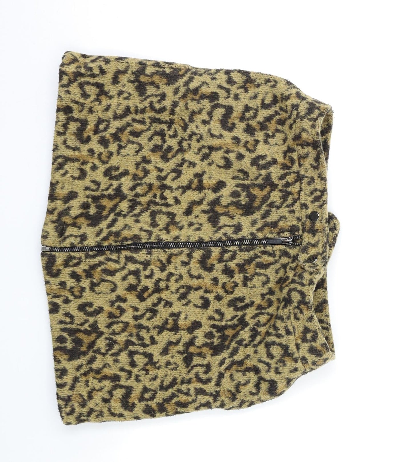 NEXT Womens Brown Animal Print  Skater Skirt Size 10