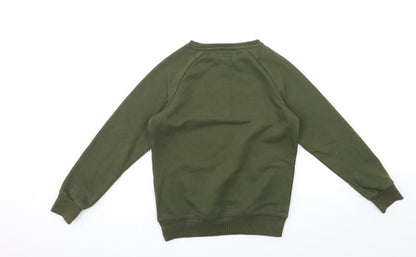 Primark Girls Green   Pullover Sweatshirt Size 10 Years