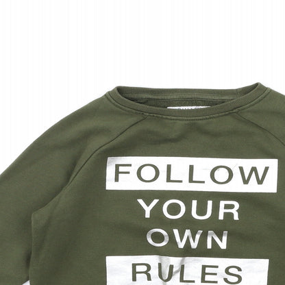 Primark Girls Green   Pullover Sweatshirt Size 10 Years
