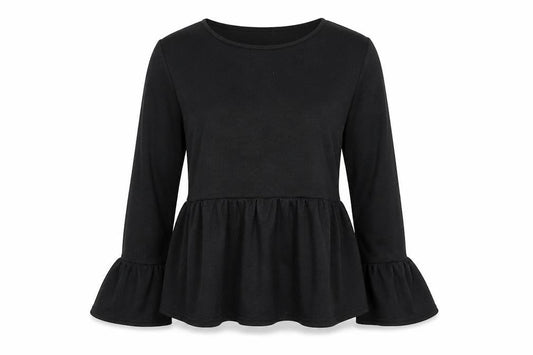 Womens UK Size 10 Boohoo Black Pullover Jumper