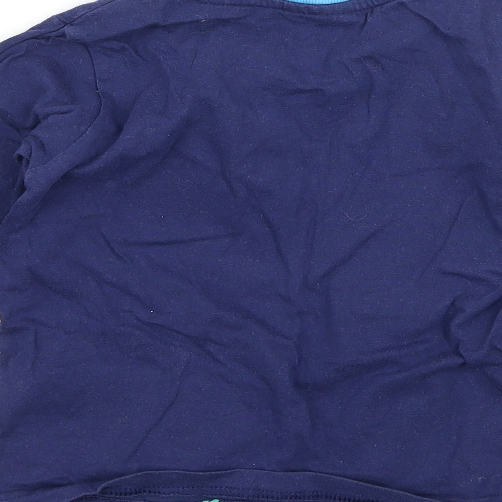 Peppa Pig Girls Blue Geometric Jersey Top Pyjama Top Size 2-3 Years  - Peppa Pig