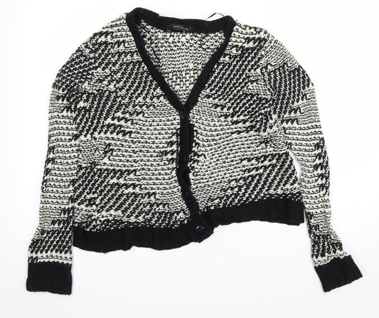 Womens UK Size 6 Dorothy Perkins Black Cardigan Jumper