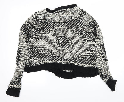 Womens UK Size 6 Dorothy Perkins Black Cardigan Jumper