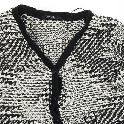 Womens UK Size 6 Dorothy Perkins Black Cardigan Jumper