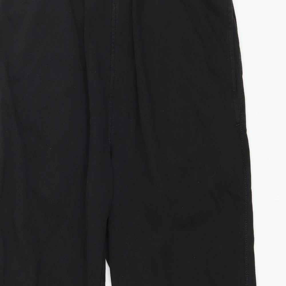 Marks and Spencer Mens Black  Jersey Jogger Trousers Size 30 in L29 in