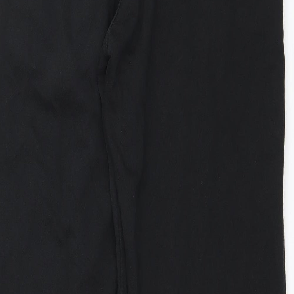 Marks and Spencer Mens Black  Jersey Jogger Trousers Size 30 in L29 in