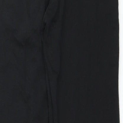 Marks and Spencer Mens Black  Jersey Jogger Trousers Size 30 in L29 in