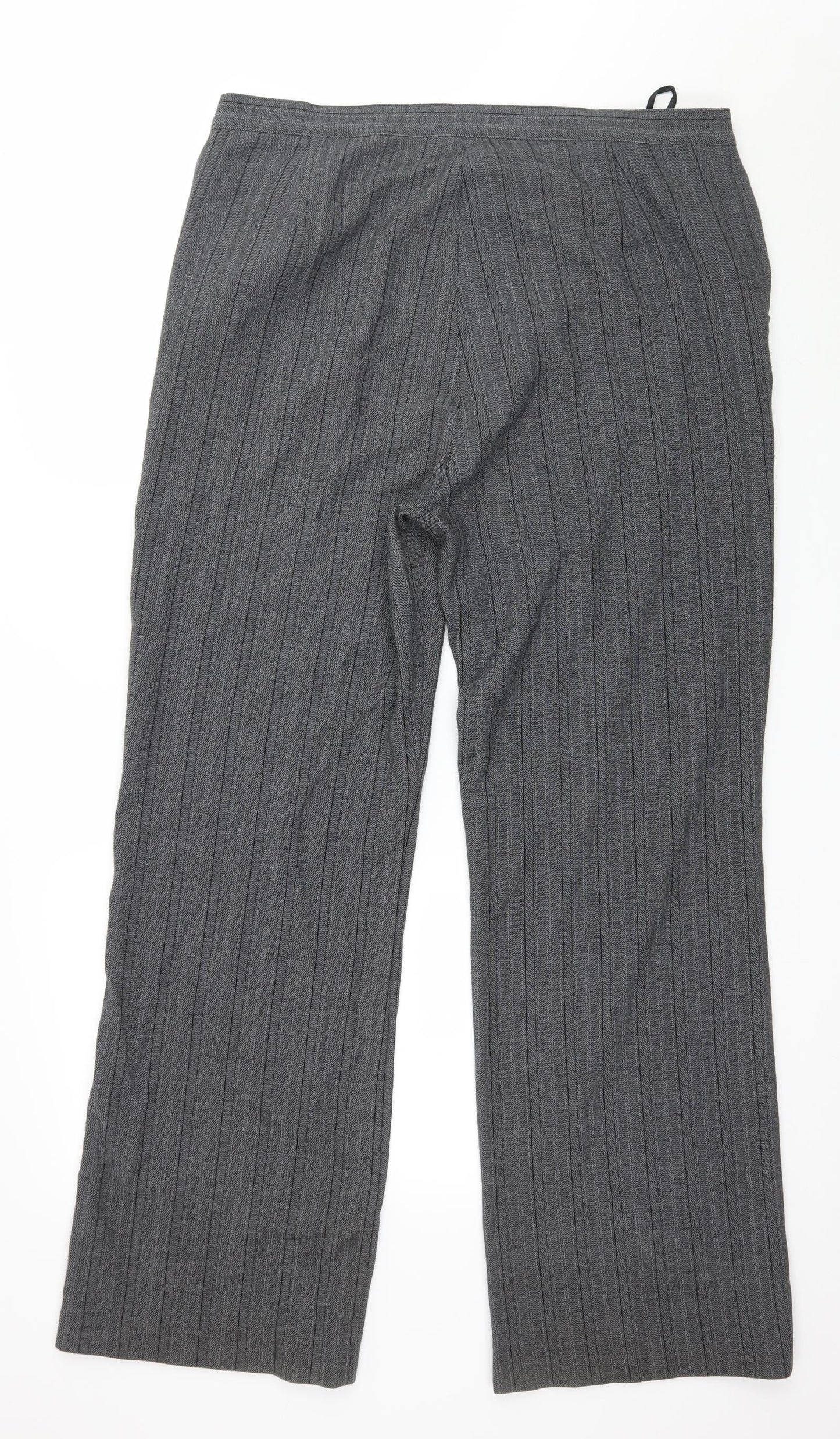 Womens UK Size XL Joella Di Marco Regular Fit  Grey Trousers