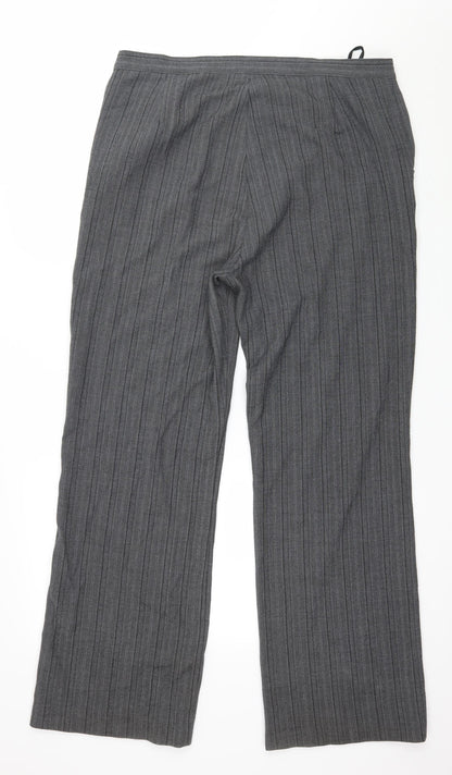 Womens UK Size XL Joella Di Marco Regular Fit  Grey Trousers