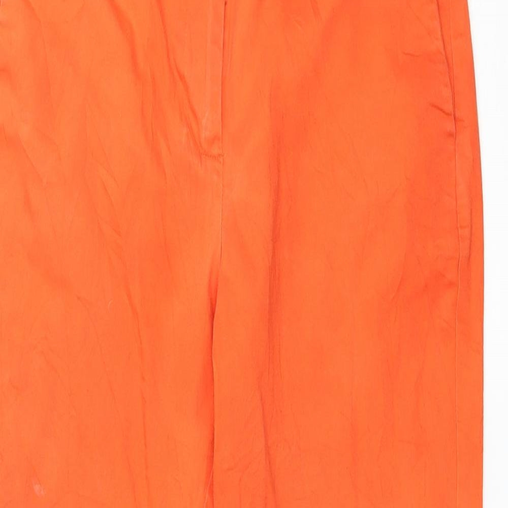 R Essentiel Womens Orange   Chino Trousers Size 10 L26 in