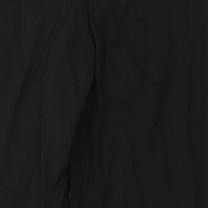 Womens UK Size 32 in Marks and Spencer Regular Fit  Black Trousers