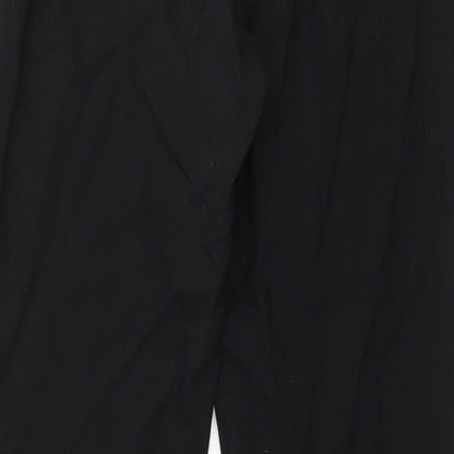 Womens UK Size 32 in Marks and Spencer Regular Fit  Black Trousers