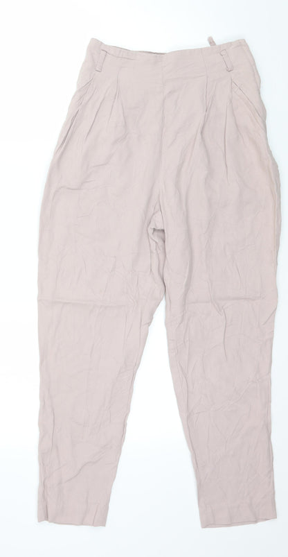 Womens UK Size 8 H&M Regular Fit  Pink Trousers
