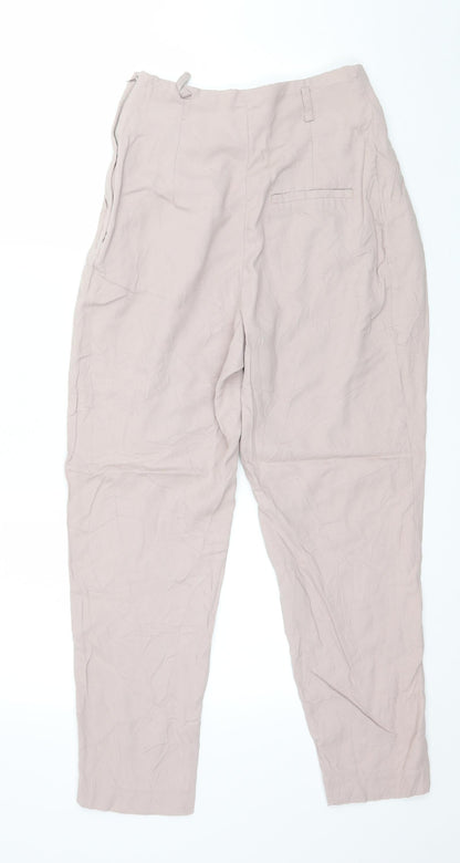 Womens UK Size 8 H&M Regular Fit  Pink Trousers