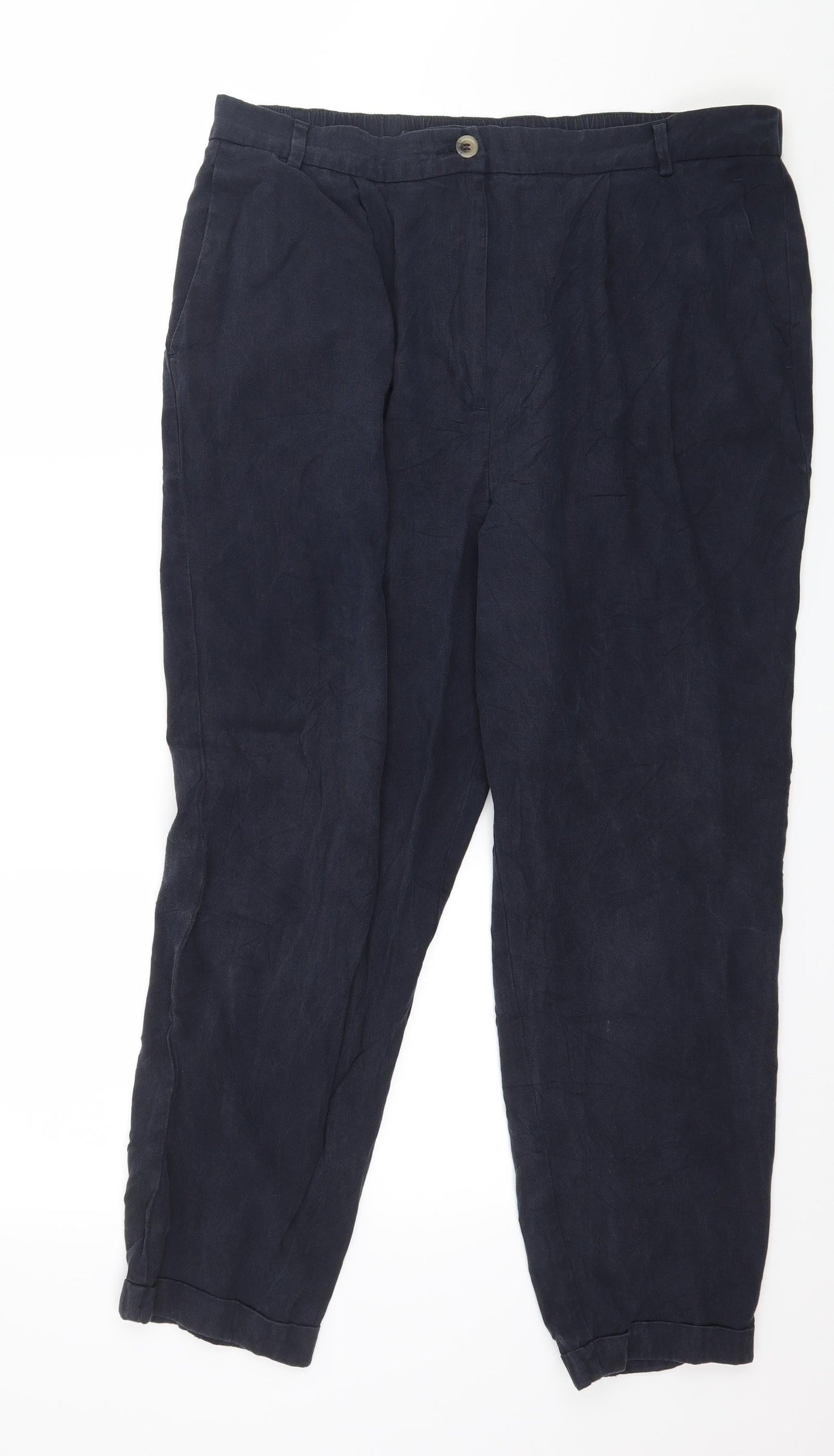 Preworb Womens Blue   Trousers  Size 36 in L25 in