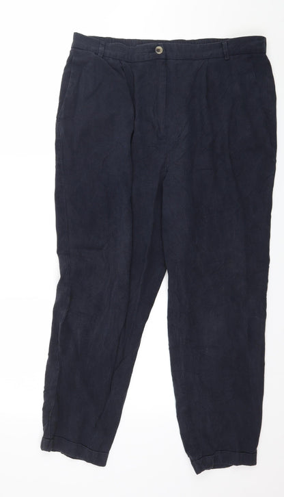 Preworb Womens Blue   Trousers  Size 36 in L25 in