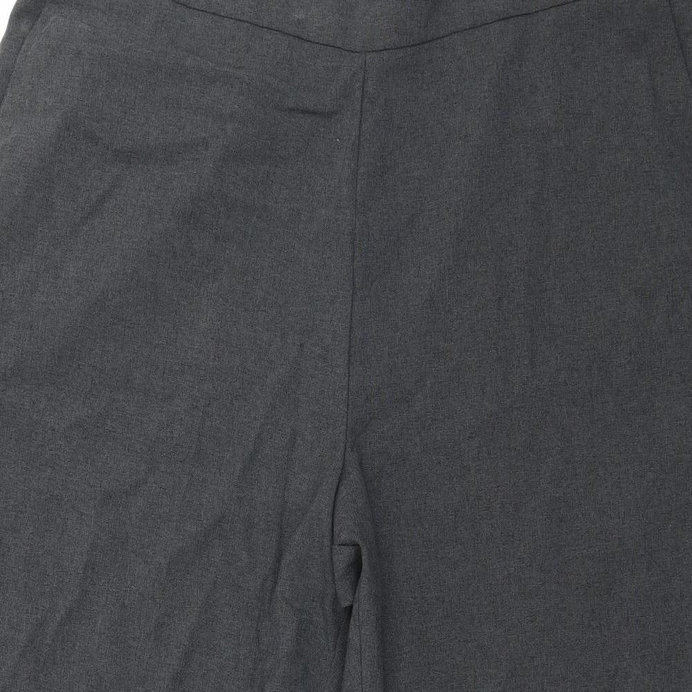 Womens UK Size 20 Preworn Regular Fit  Grey Trousers
