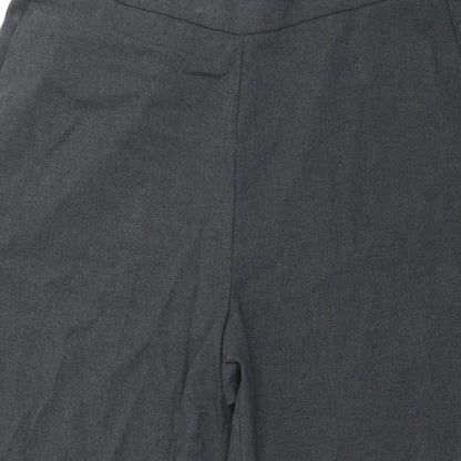 Womens UK Size 20 Preworn Regular Fit  Grey Trousers