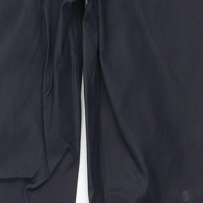 Womens UK Size 10 Marks and Spencer Regular Fit  Blue Trousers
