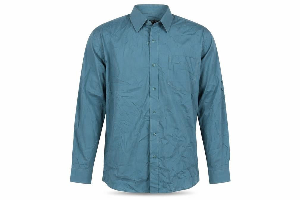 Mens UK Size One Size George Green  Button-Up Long Sleeve Casual Shirt