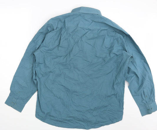 George Mens Green    Button-Up One Size