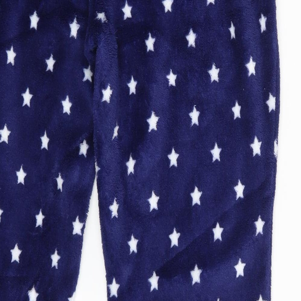 TEX Womens Blue Polka Dot  Jogger Trousers Size S L30 in