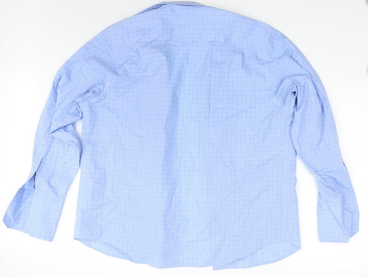Mens UK Size One Size NEXT Blue  Button-Up Long Sleeve Casual Shirt