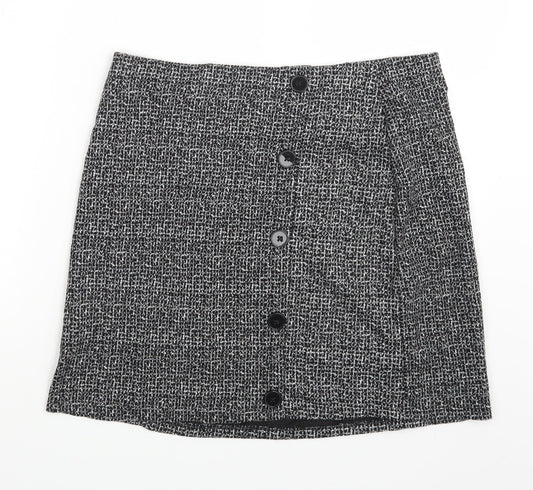 Papaya Womens Grey   A-Line Skirt Size 12